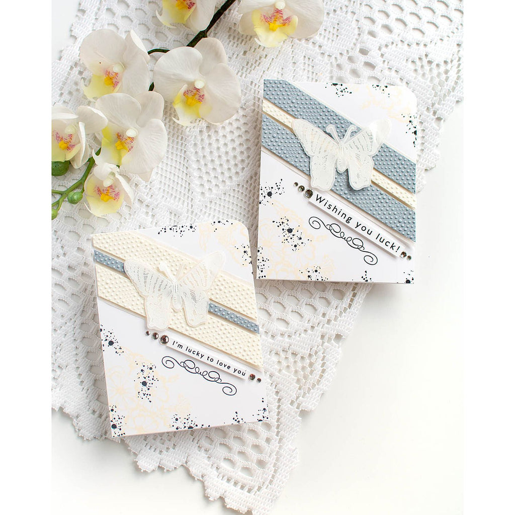 Simon Says Stamp Embossing Folder Dotted Diamond sf503 Lucky Cards | color-code:ALT06