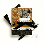 Simon Says Stamp Embossing Folder Modern Loop sf541 Thank You Card Halloween Card
