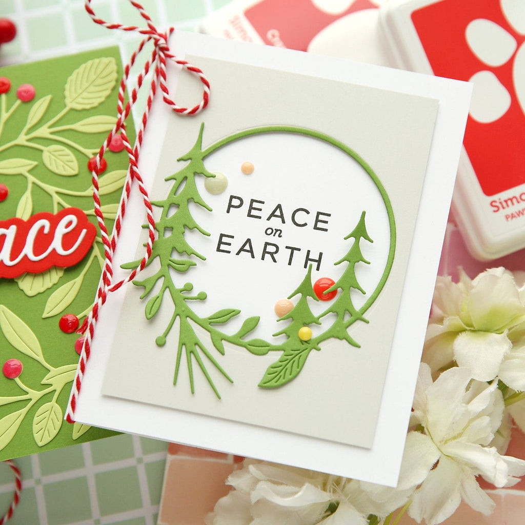 Simon Says Stamp Forest Ring Wafer Die s968 Festive Fun Holiday Card | color-code:ALT01