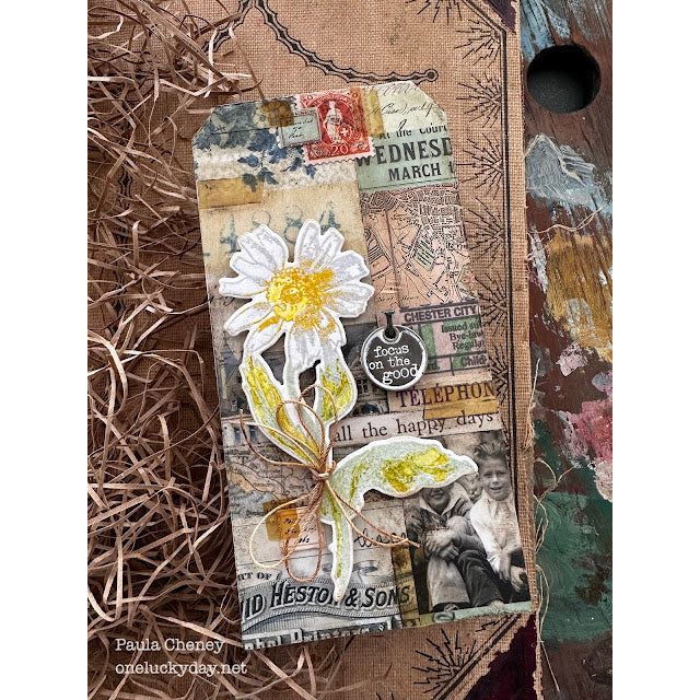Tim Holtz French Garden Stamps with Simon Says Stamp Dies Bundle setfr24