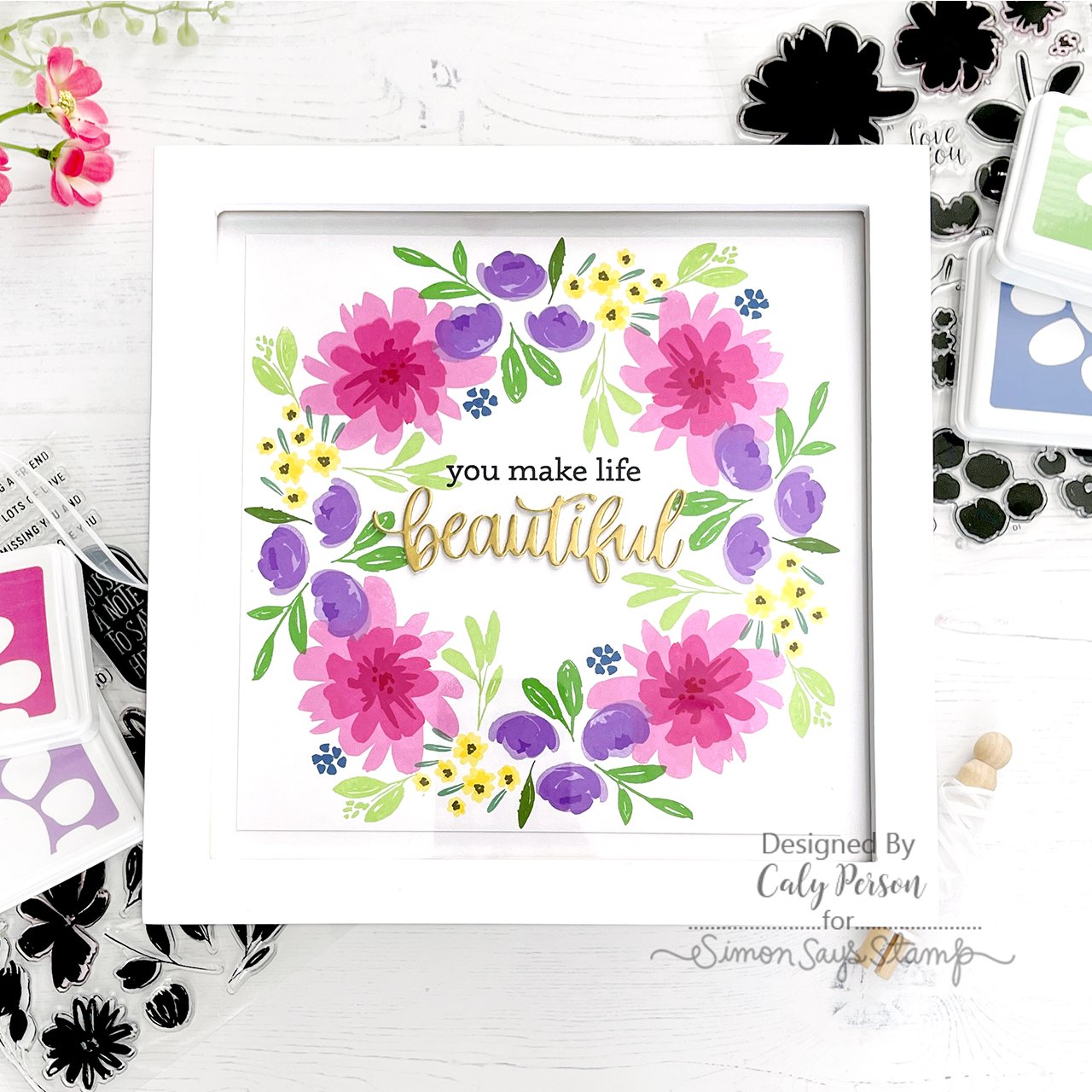 Simon Says Stamps and Dies Fresh Air Flowers
