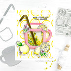 Pretty Pink Posh Layered Citrus Stencils Lemons | color-code:ALT01