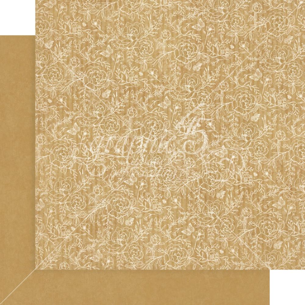 Graphic 45 P.S. I Love You 12 x 12 Patterns And Solids Paper Pad g4502642 Gold Roses