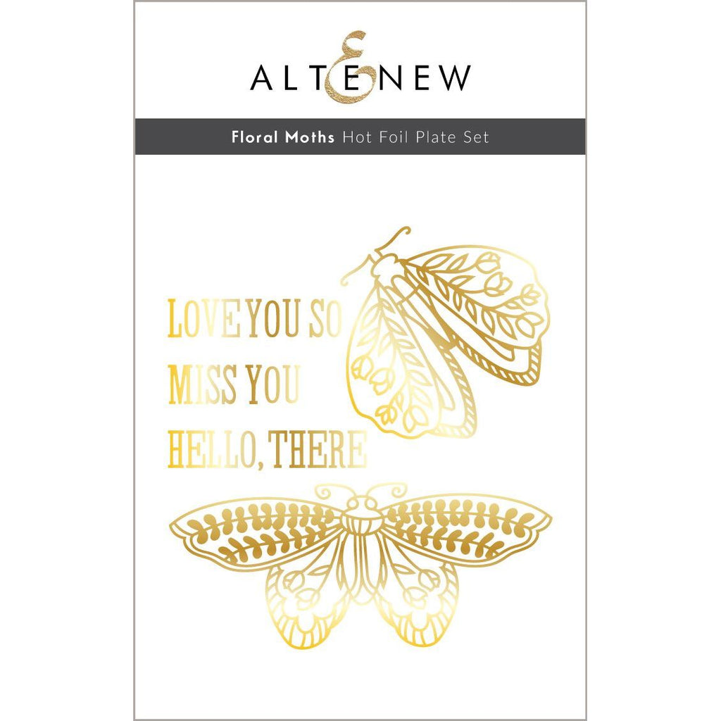Altenew Floral Moths Hot Foil Plate alt8464