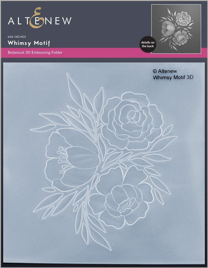 Altenew Whimsy Motif 3D Embossing Folder alt8468