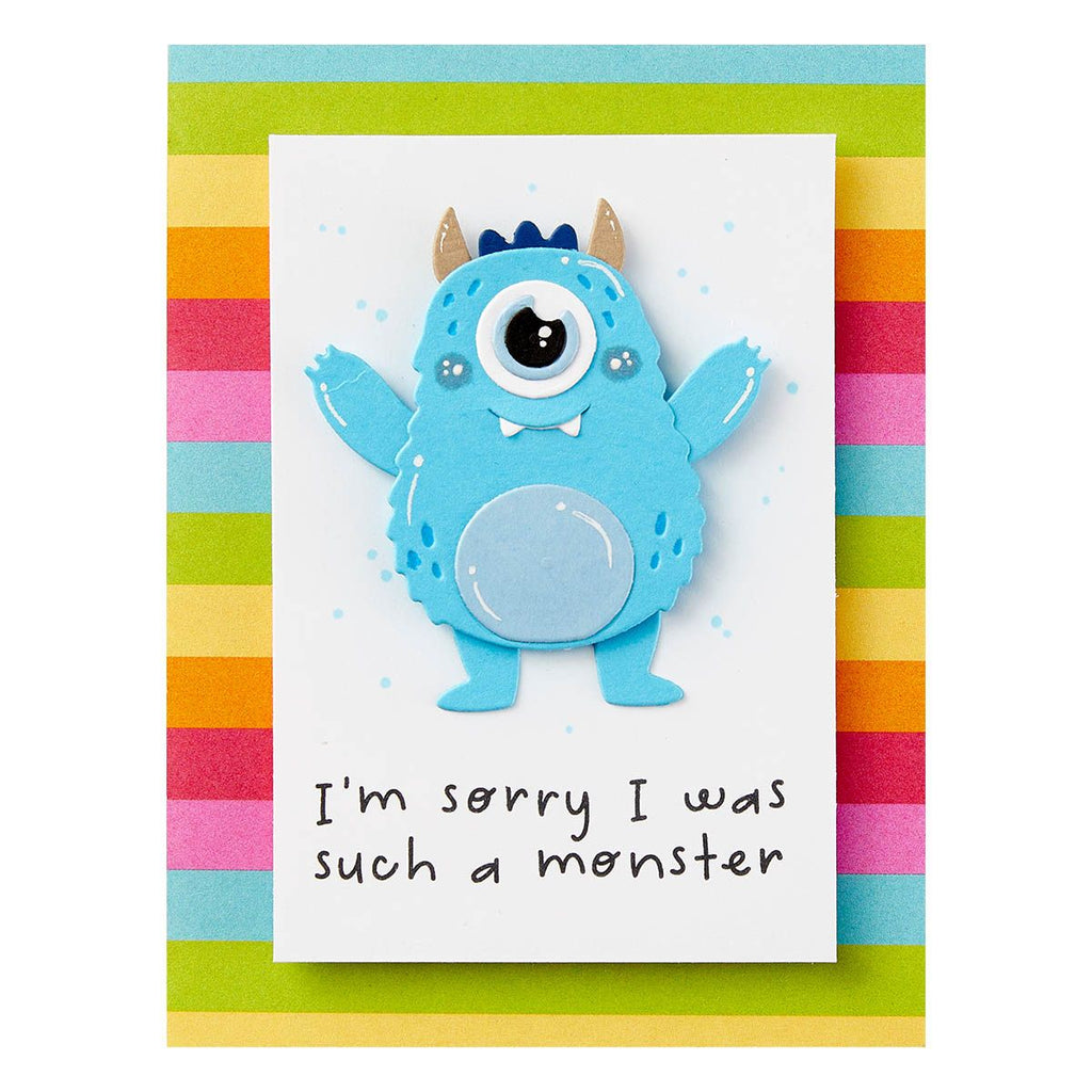 stp-221 Spellbinders Monster Birthday Sentiments Clear Stamps i'm sorry