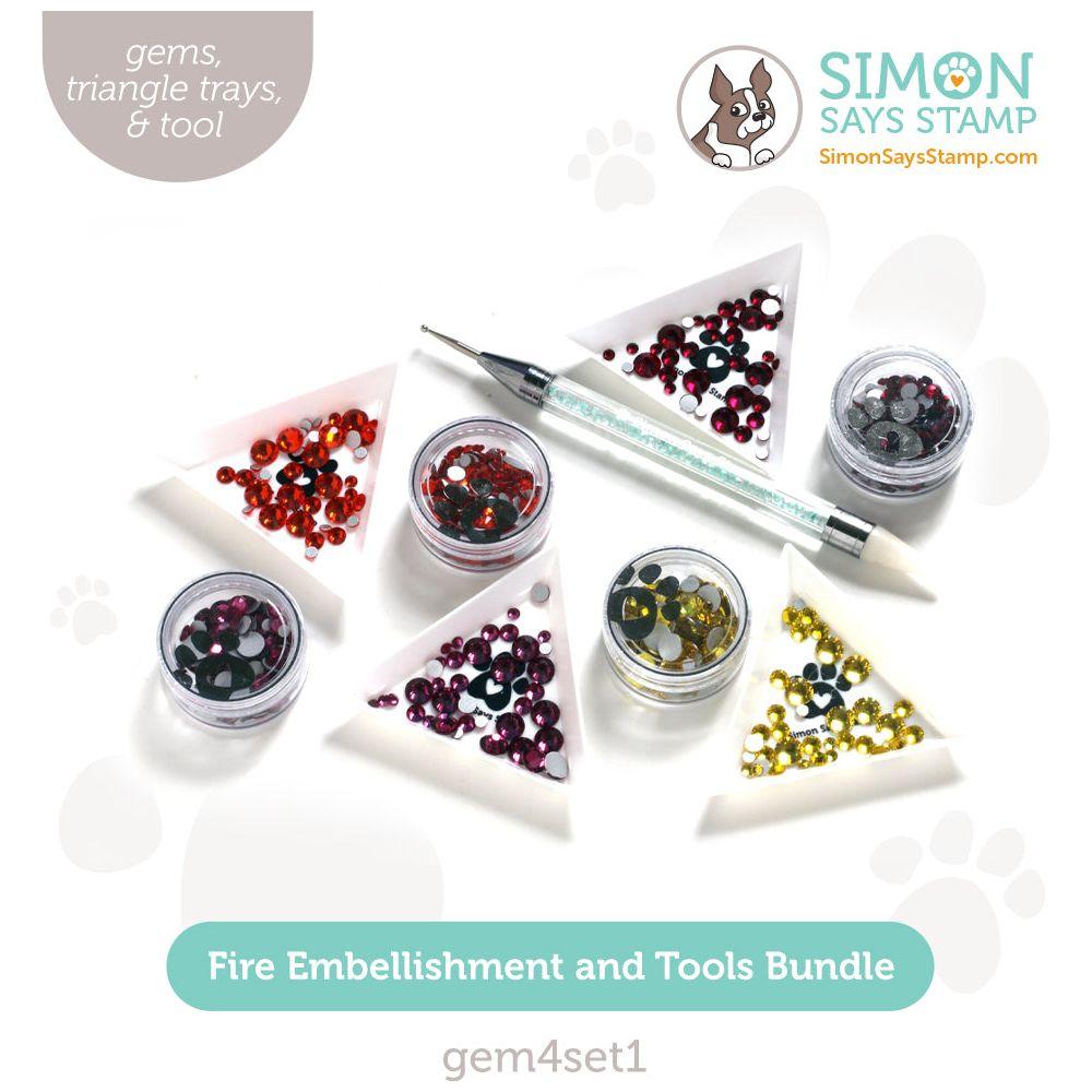 Simon Says Stamp Fire Embellishments And Tools Bundle