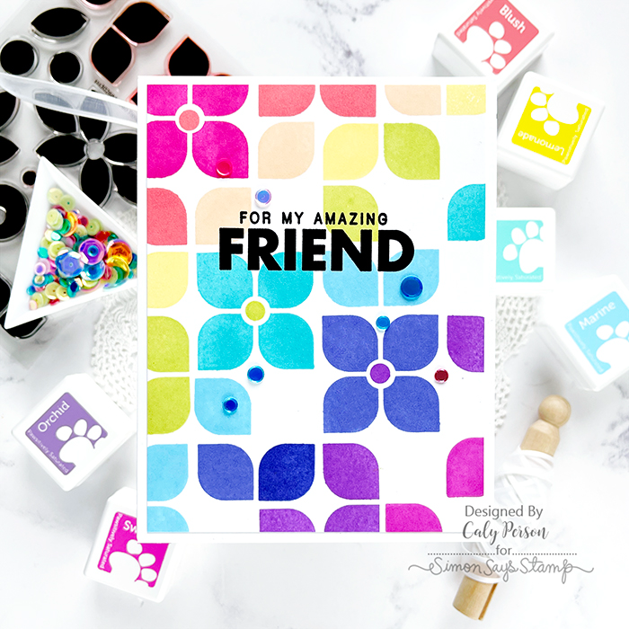 Simon Says Stamp! Simon Says Clear Stamps FRIEND GREETINGS sss302460 Friend Card | color-code:ALT01