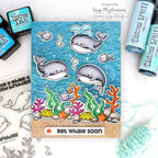 Simon Says Stamp Get Whale Soon Wafer Dies 1282sdc Rain or Shine Get Well Card | color-code:ALT02