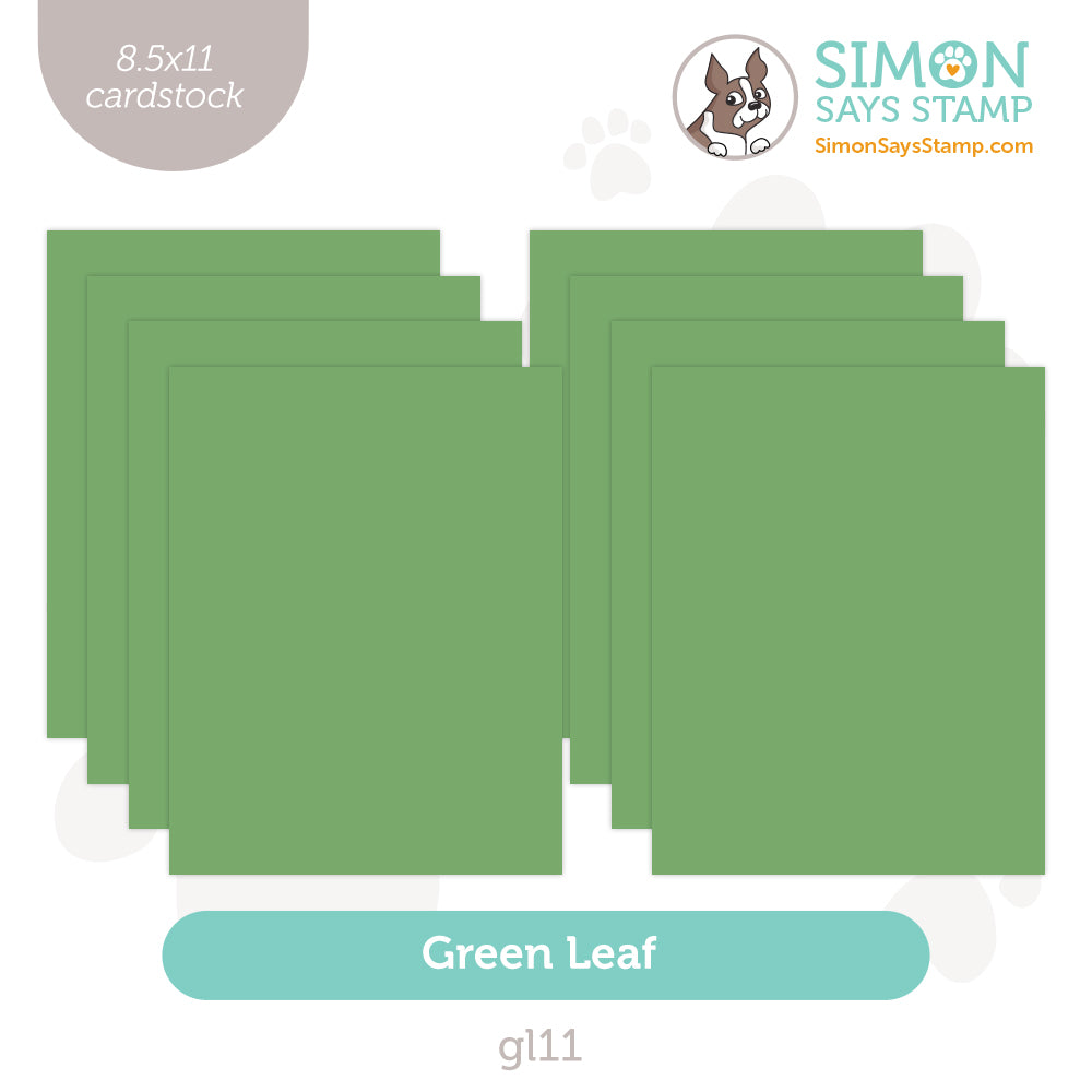 Simon Says Stamp Cardstock 100lb Green Leaf GL11