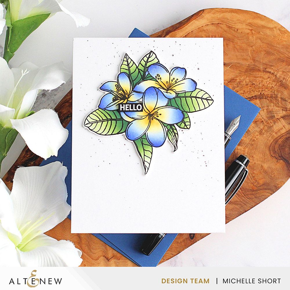 Altenew Exotic Plumerias Dies ALT8038 exotic flowers