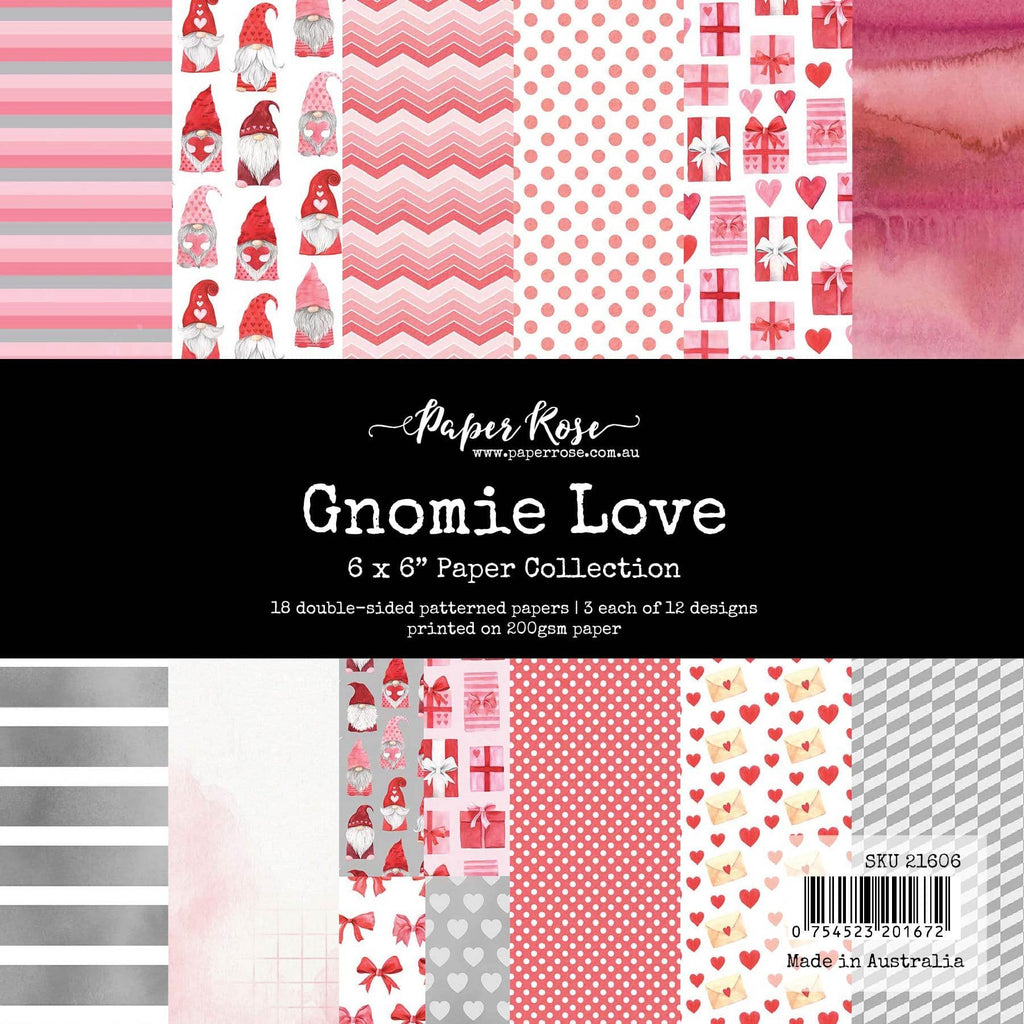 Paper Rose GNOMIE LOVE 6x6 Paper Pack 21606