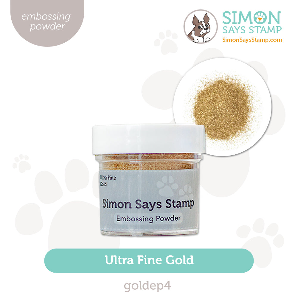 Simon Says Stamp EMBOSSING POWDER GOLD Ultrafine Detail GoldEP4