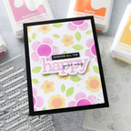 CZ Design Clear Stamps Happy Combos cz387c Be Bold All the Happy Card | color-code:ALT03