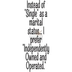 Riley and Company Funny Bones Independently Owned and Operated Clear Stamp rwd-1244