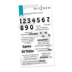 Altenew Lighthearted Birthday Greetings Clear Stamps alt8824
