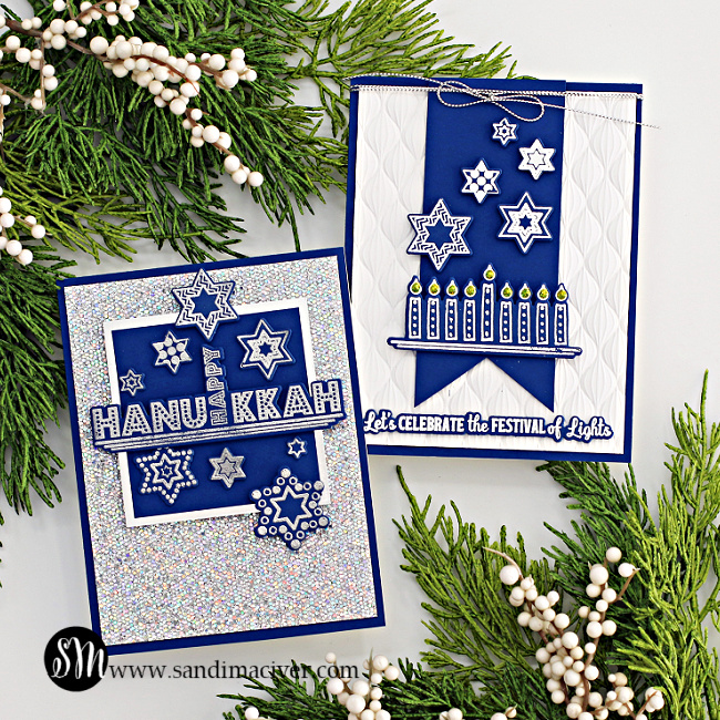 Simon Says Stamps And Dies Light The Menorah set689lm Season Of Wonder Hanukkah Cards | color-code:ALT03