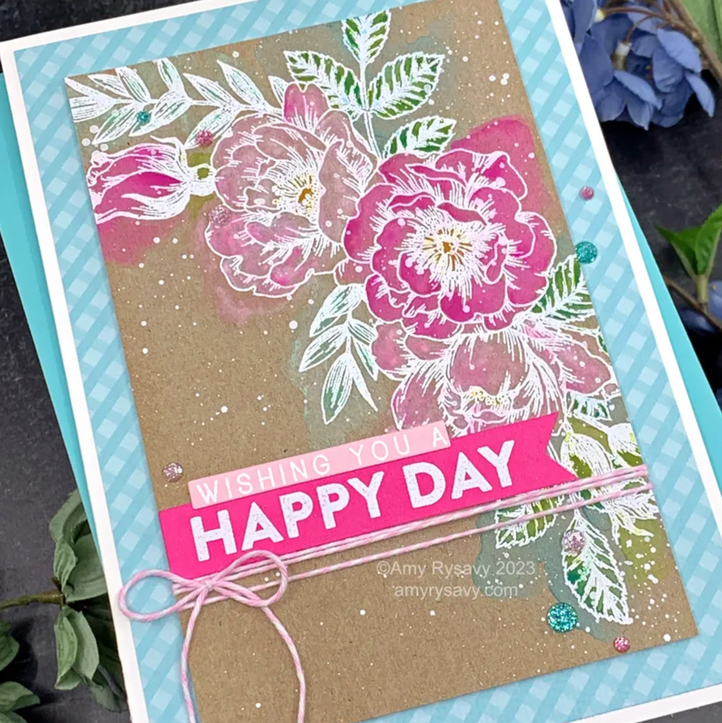 Honey Bee GINGHAM 6 x 8.5 Paper Pad hbpa-041 happy day | color-code:ALT01