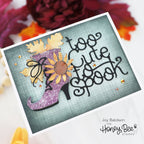 Honey Bee Lovely Layers Mini Fall Florals Dies hbds-llmffl Too Cute To Spook Card