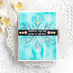 Simon Says Stamp Embossing Folder Pine Needle Snowflake sf538 DieCember Winter Card | color-code:ALT01