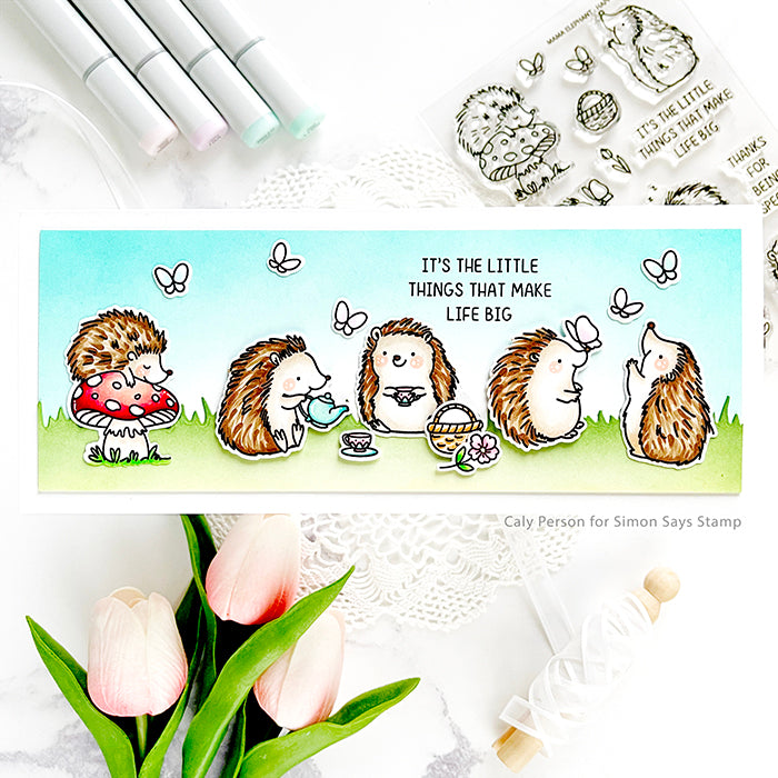 Mama Elephant Happy Hedgehog Clear Stamps the little things make life big | color-code:ALT01