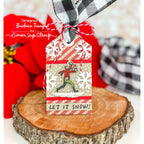 Tim Holtz Cling Rubber Stamps Holiday Sketchbook cms456