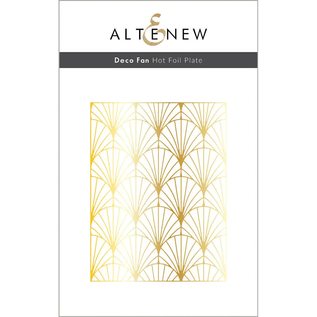 Altenew Deco Fan Hot Foil Plate alt10112hf