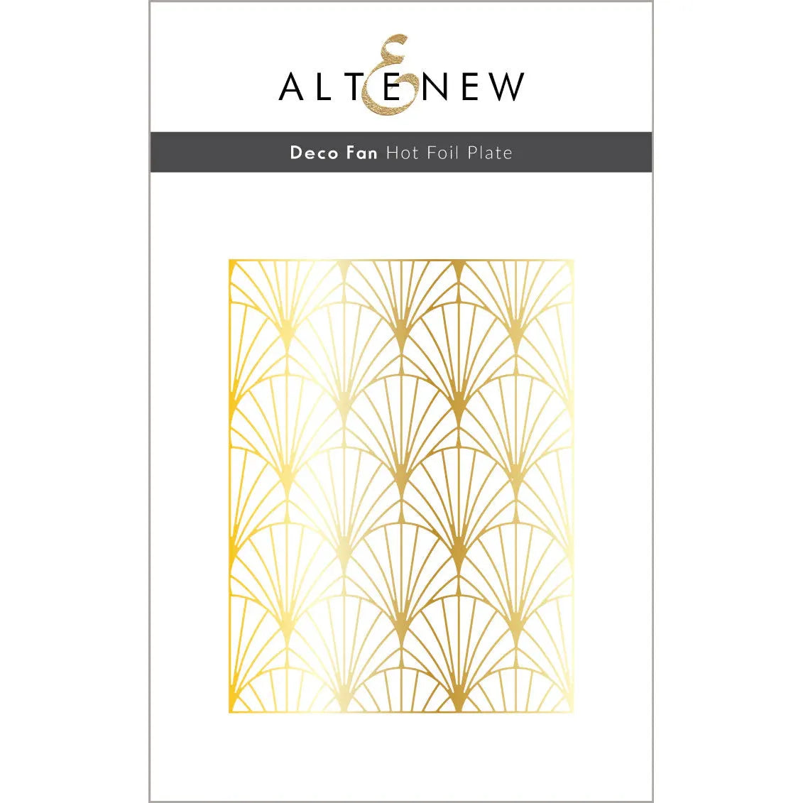 Altenew Deco Fan Hot Foil Plate alt10112hf