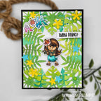 Whimsy Stamps Aloha Kids Clear Stamps KHB201 Aloha