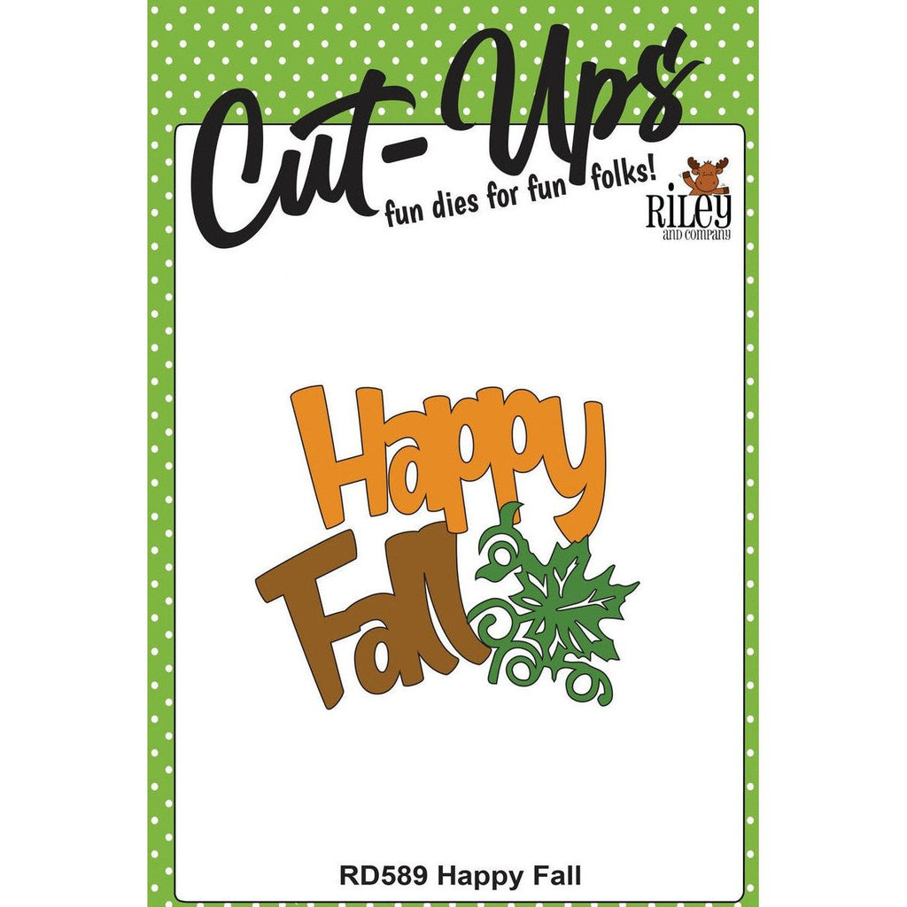 Riley And Company Cut Ups Happy Fall dies rd589