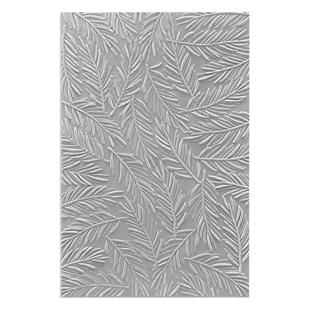 e3d-061 Spellbinders Evergreen 3D Embossing Folder