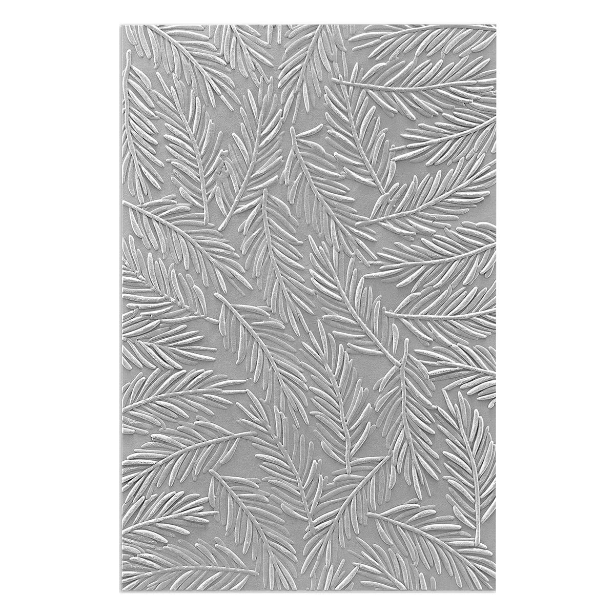 e3d-061 Spellbinders Evergreen 3D Embossing Folder