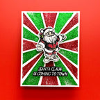 Spellbinders Simon Hurley Sketched Santas Coordinating Etched Dies s6-241 SHC Santa Claus Card