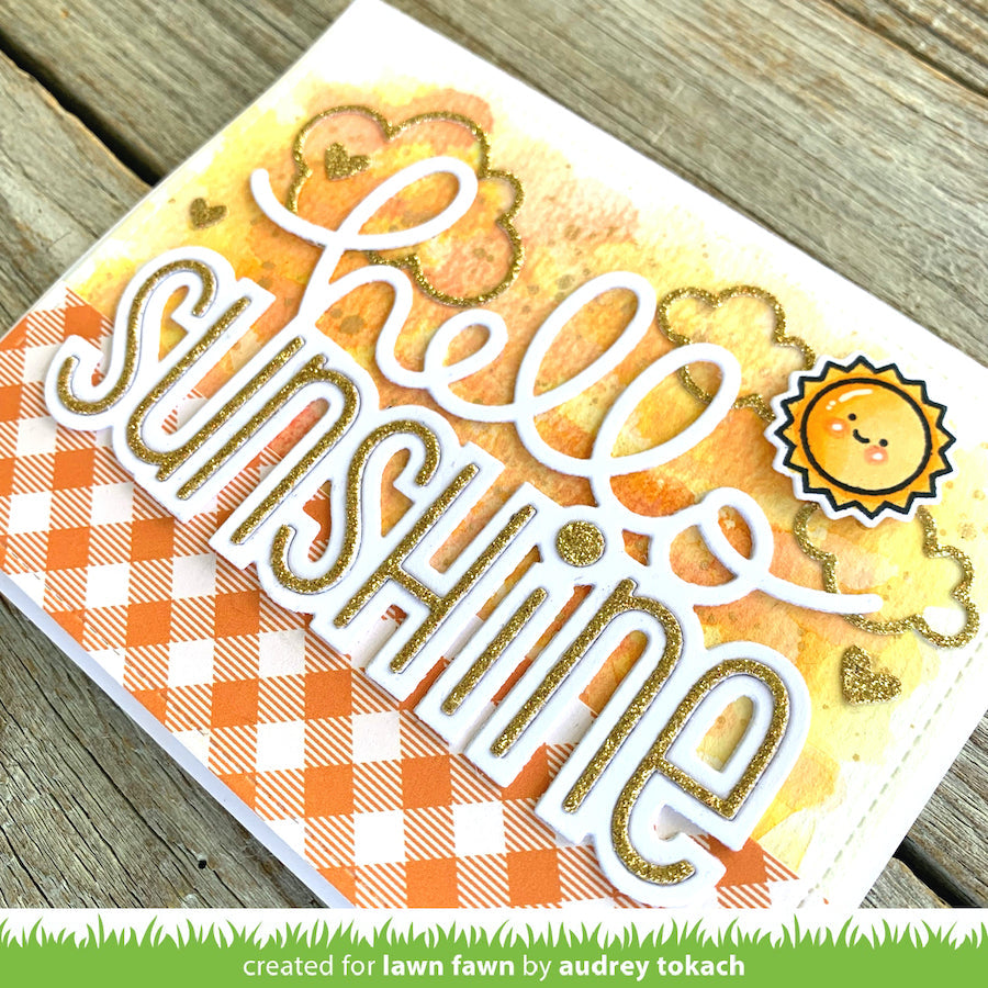 Tim Holtz Distress Mini Ink Pad RIPE PERSIMMON Ranger TDP40118 Hello Sunshine Watercolor Card | color-code:ALT02