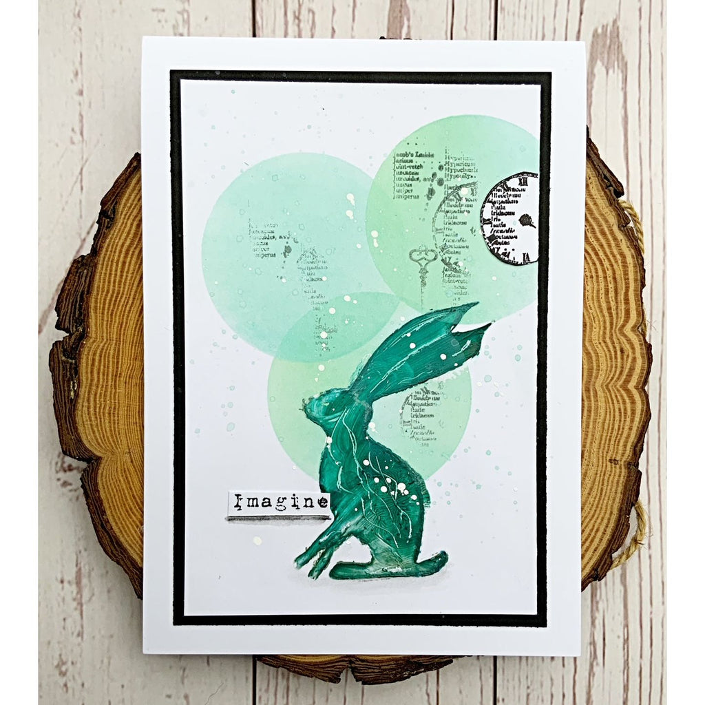 Tracy Evans Boutique Designs Hare Snippet Stencil ss002 imagine