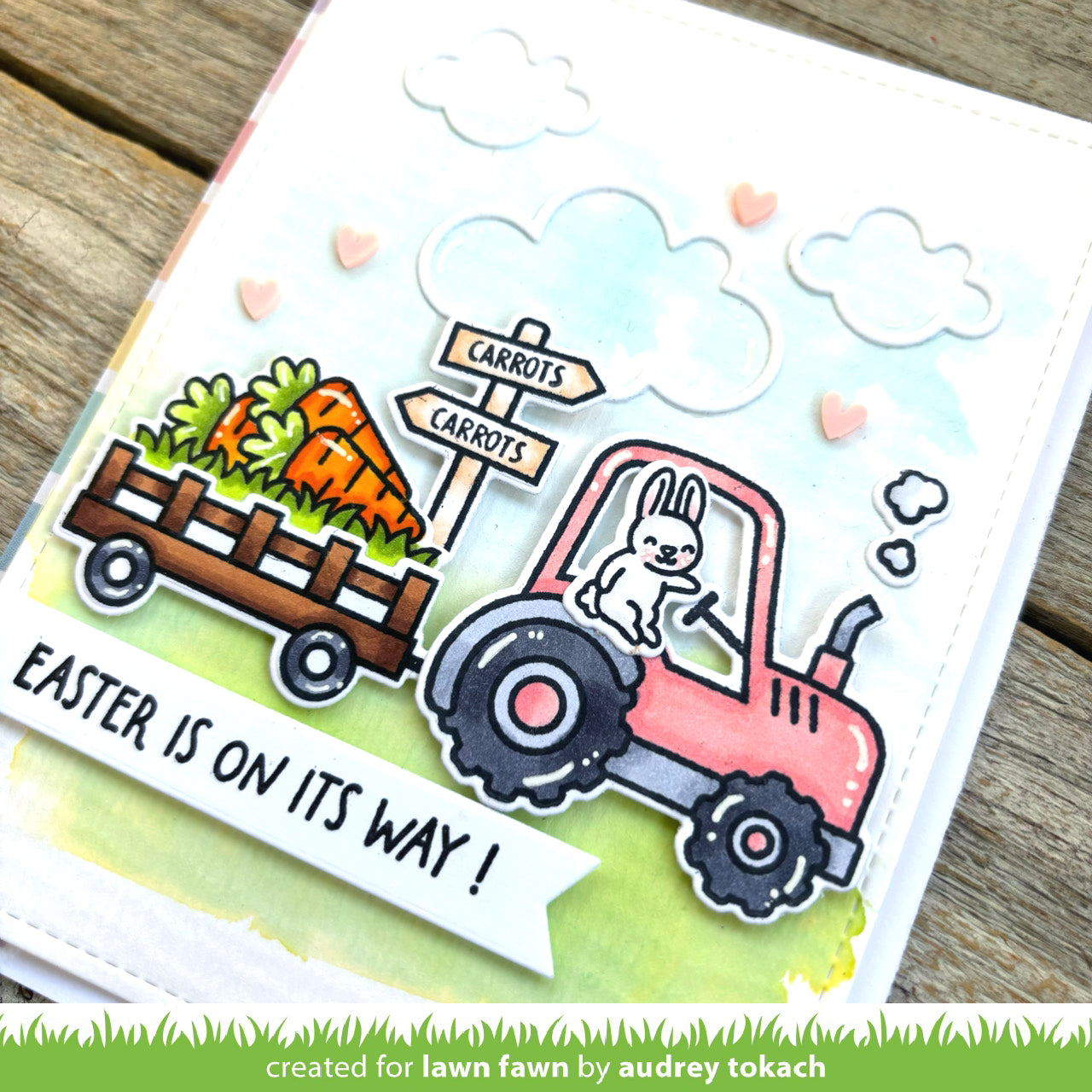 Tim Holtz Distress Mini Ink Pad Twisted Citron Ranger TDP47322 Easter Card | color-code:ALT994