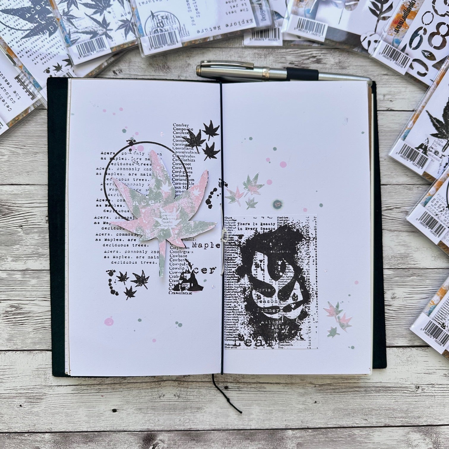AALL & Create Turnover A7 Clear Stamps 1005 journal