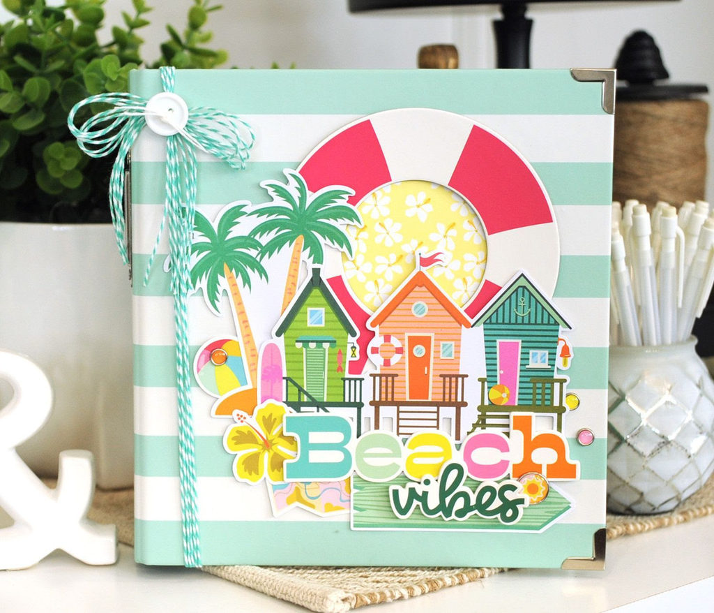 Simple Stories Just Beachy 6 x 8 Paper Pad 22315 Beach Vibes Card