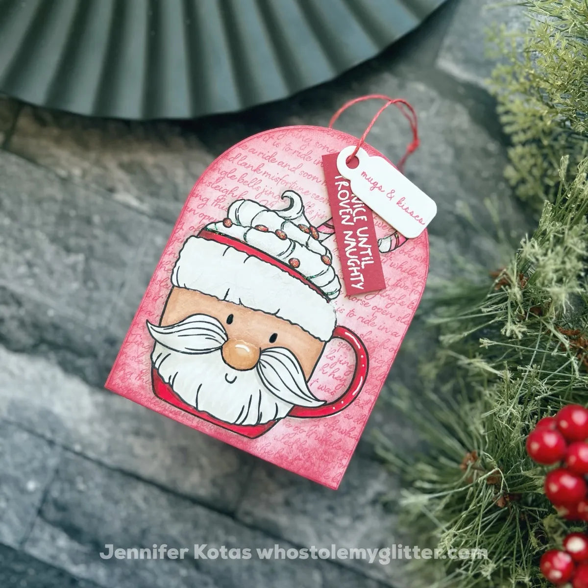 Hero Arts Infinity Dies Arches DF121 candy cane | color-code:ALT01
