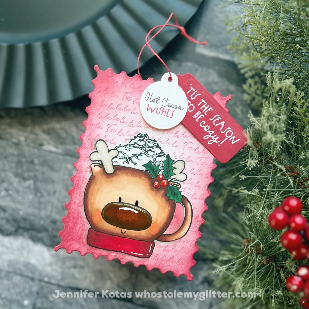 Hero Arts Nesting POSTAGE STAMPS DIES DI345 tis the season | color-code:ALT01