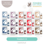 Simon Says Stamp Pawsitively Saturated Ink and Re-Inker Set Gradient 11 ink011full Diecember