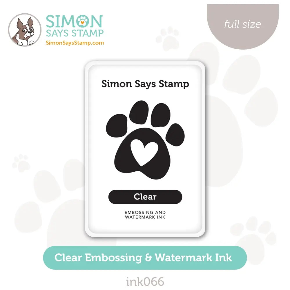 Simon Says Stamp Embossing Ink Pad CLEAR INK066
