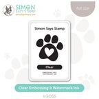 Simon Says Stamp Embossing Ink Pad CLEAR INK066