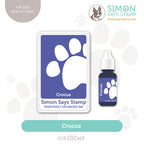 Simon Says Stamp Pawsitively Saturated Ink and Re-inker Set Crocus ink102set STAMPtember