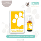 Simon Says Stamp Pawsitively Saturated Ink and Re-inker Set Citrine ink12set