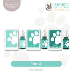 Simon Says Stamp Pawsitively Saturated Ink Trio 13 and Re-Inkers Sugar and Spice