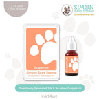 Simon Says Stamp Pawsitively Saturated Ink and Re-inker Set Grapefruit ink14set