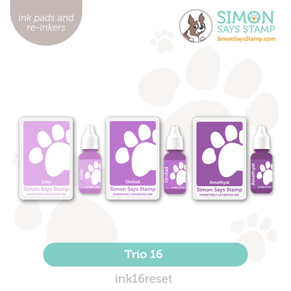 Simon Says Stamp Pawsitively Saturated Ink Trio 16 and Re-Inkers And Everything Nice
