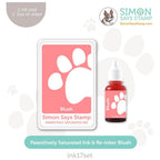 Simon Says Stamp Pawsitively Saturated Ink and Re-inker Set Blush ink17set