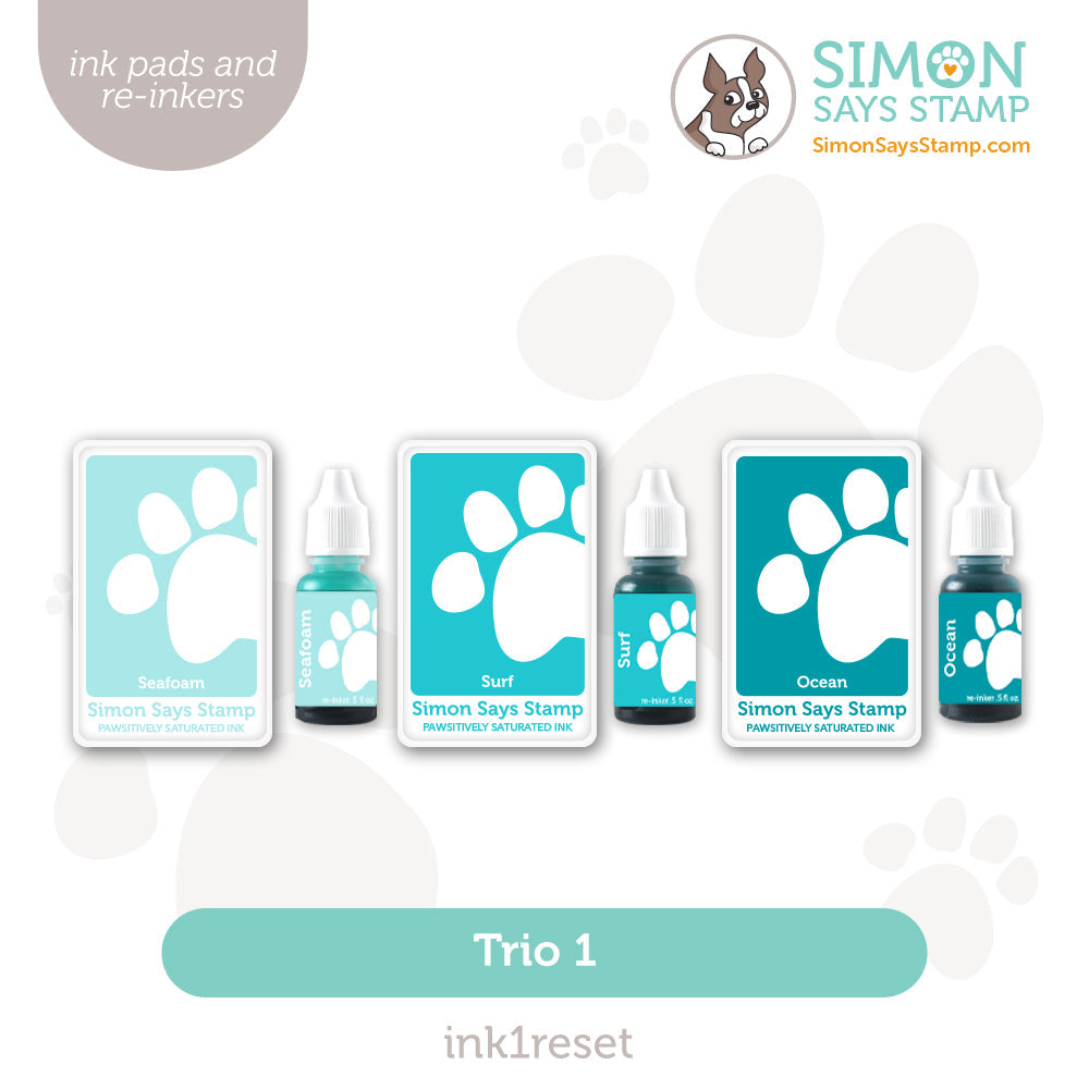 Simon Says Stamp Pawsitively Saturated Ink Trio 1 and Re-Inkers ink1reset Favorite Things